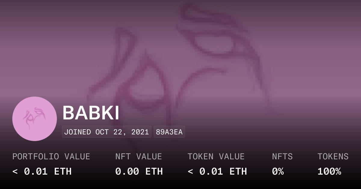 Babki Profile Opensea