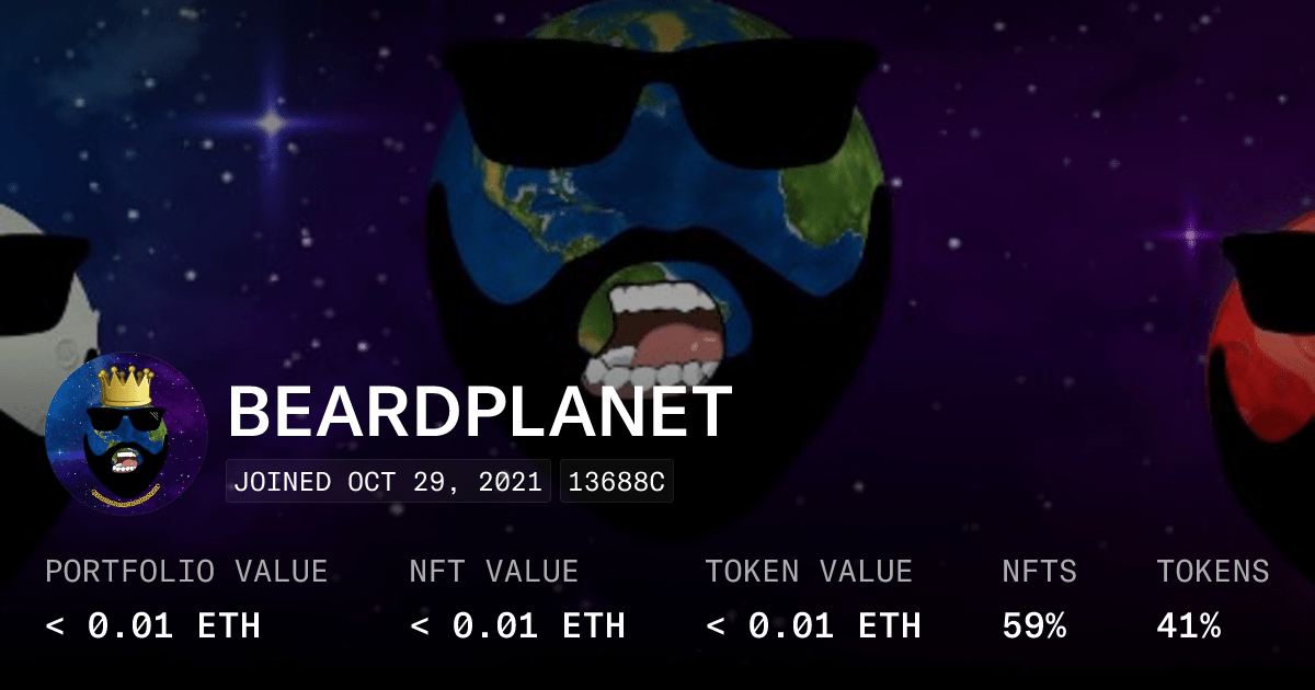 Beardplanet Profile Opensea