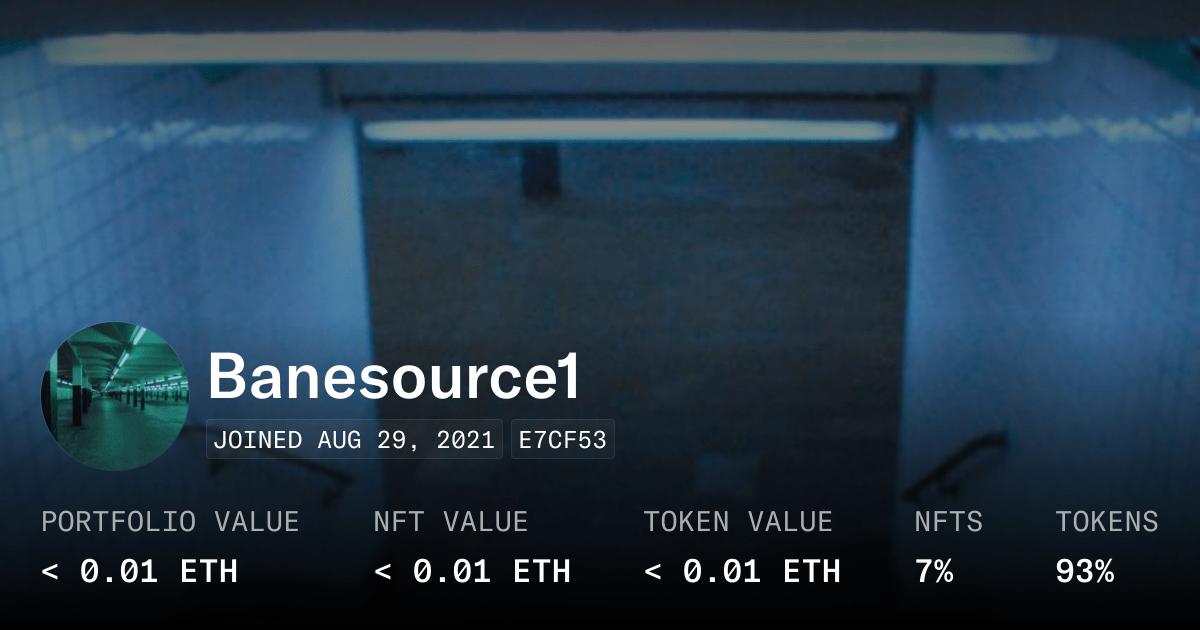 Banesource1 Profile Opensea