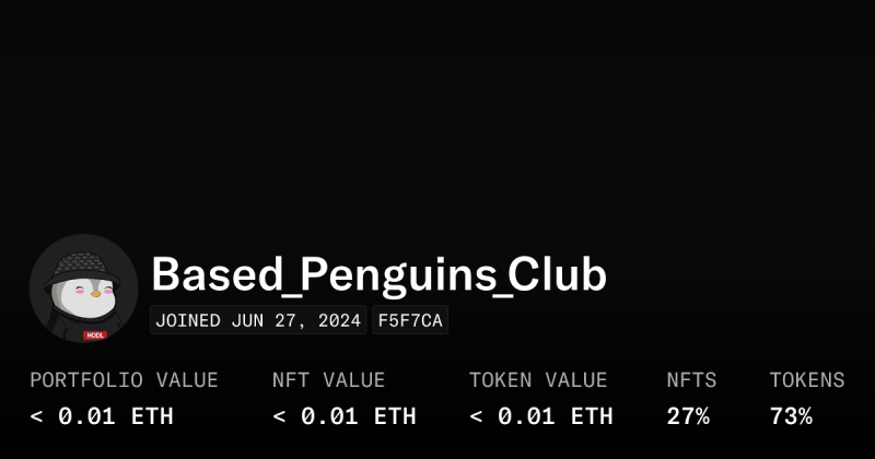 Penguins Profile Opensea - HD Space Arts for Desktop