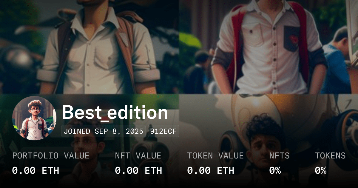 Best Edition Profile Opensea