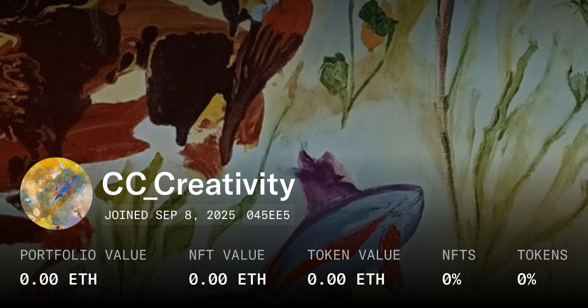 Cc Creativity Profile Opensea