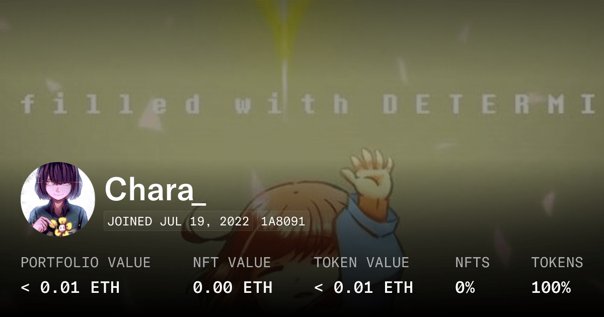 Chara Profile Opensea