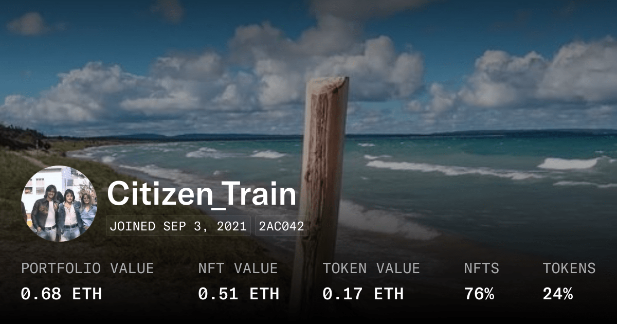 Citizen Train Profile Opensea