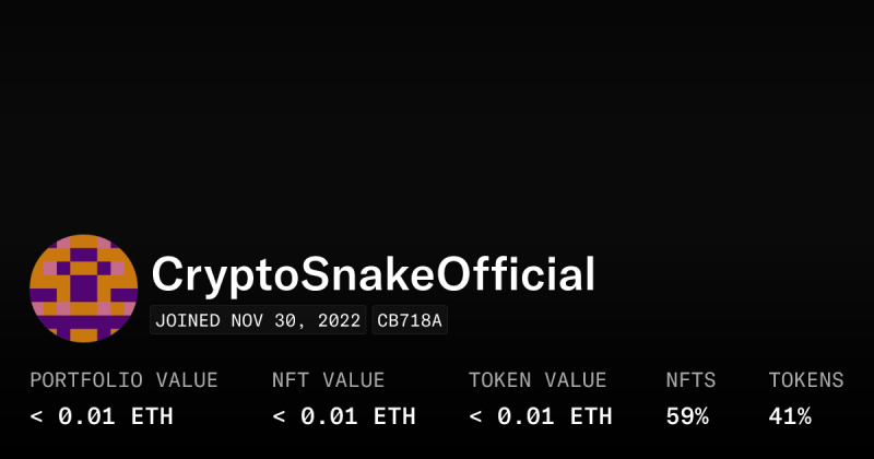 Cryptosnakeofficial Profile Opensea - Premium 8K Gradient Photos | Free Download