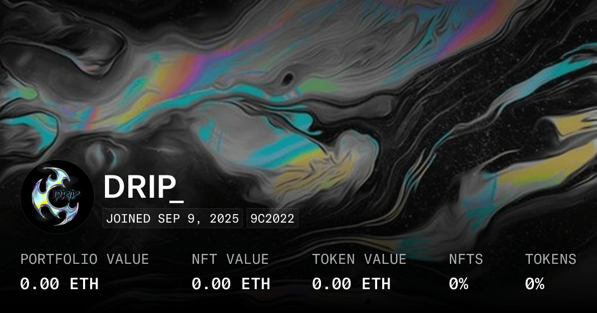 Drip Profile Opensea