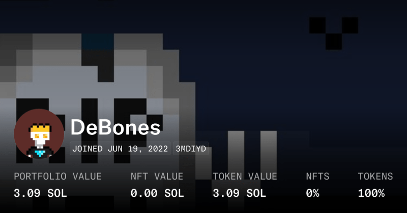 Debones Profile Opensea - High Quality Ultra HD Geometric Pictures | Free Download