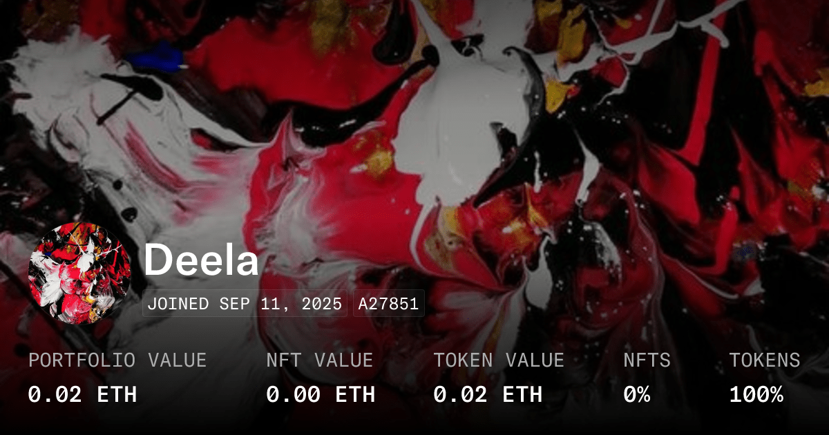 Deela Profile Opensea
