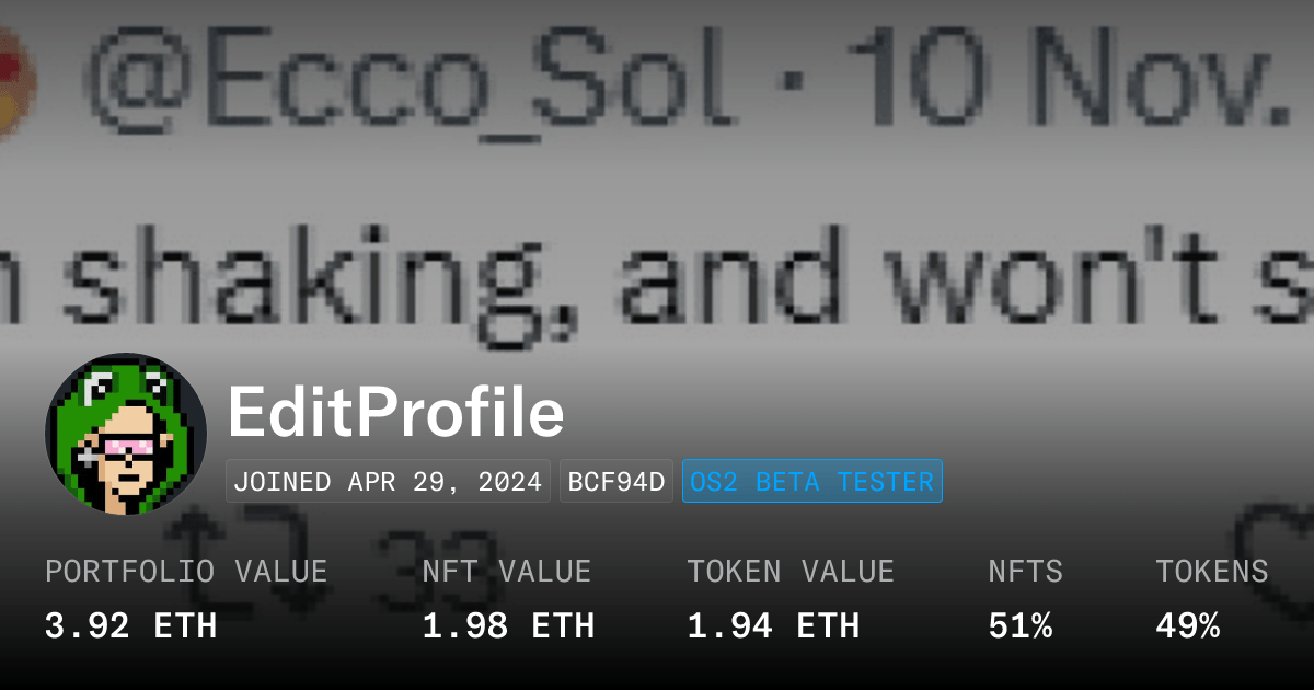 EditProfile - Profile | OpenSea