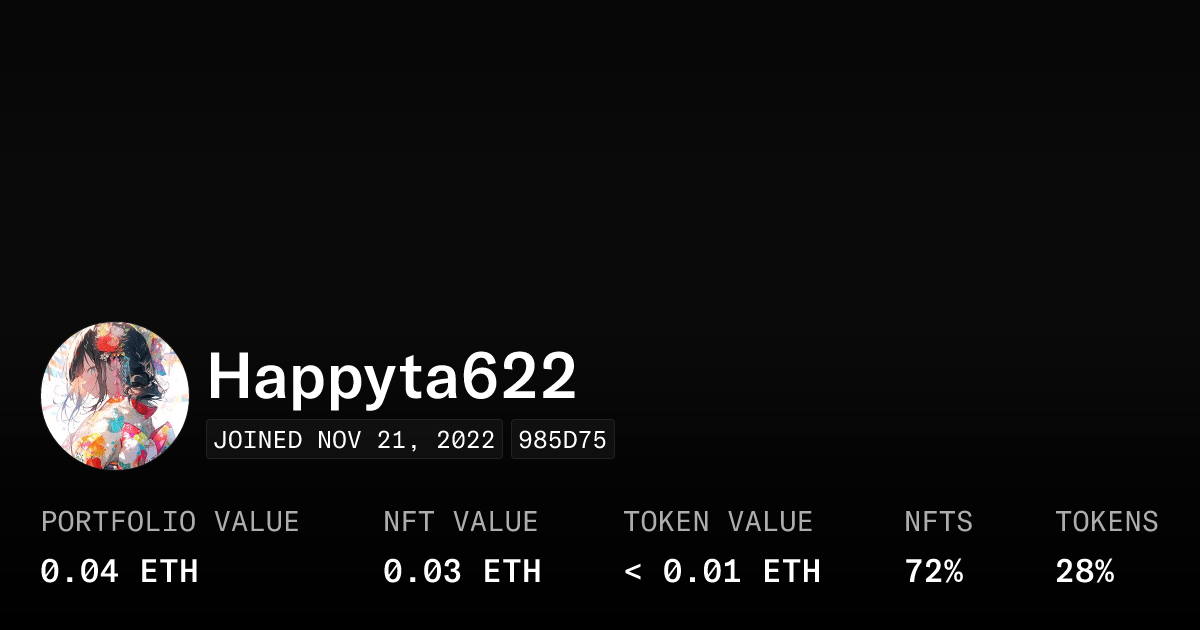 Happyta622 Profile Opensea
