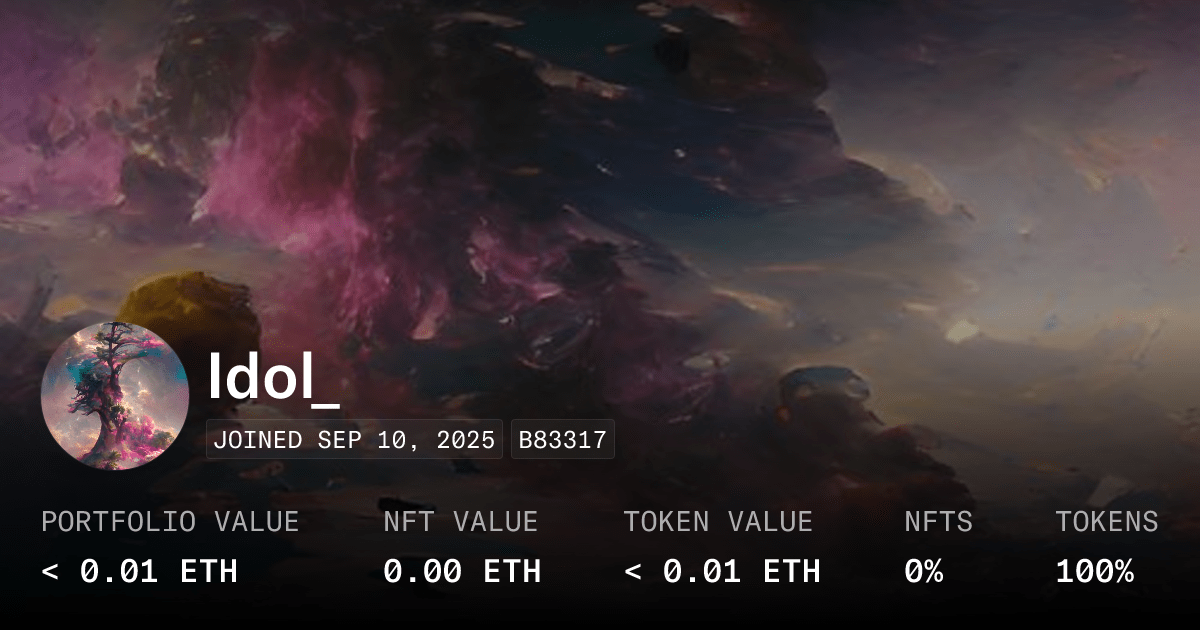 Idol Profile Opensea