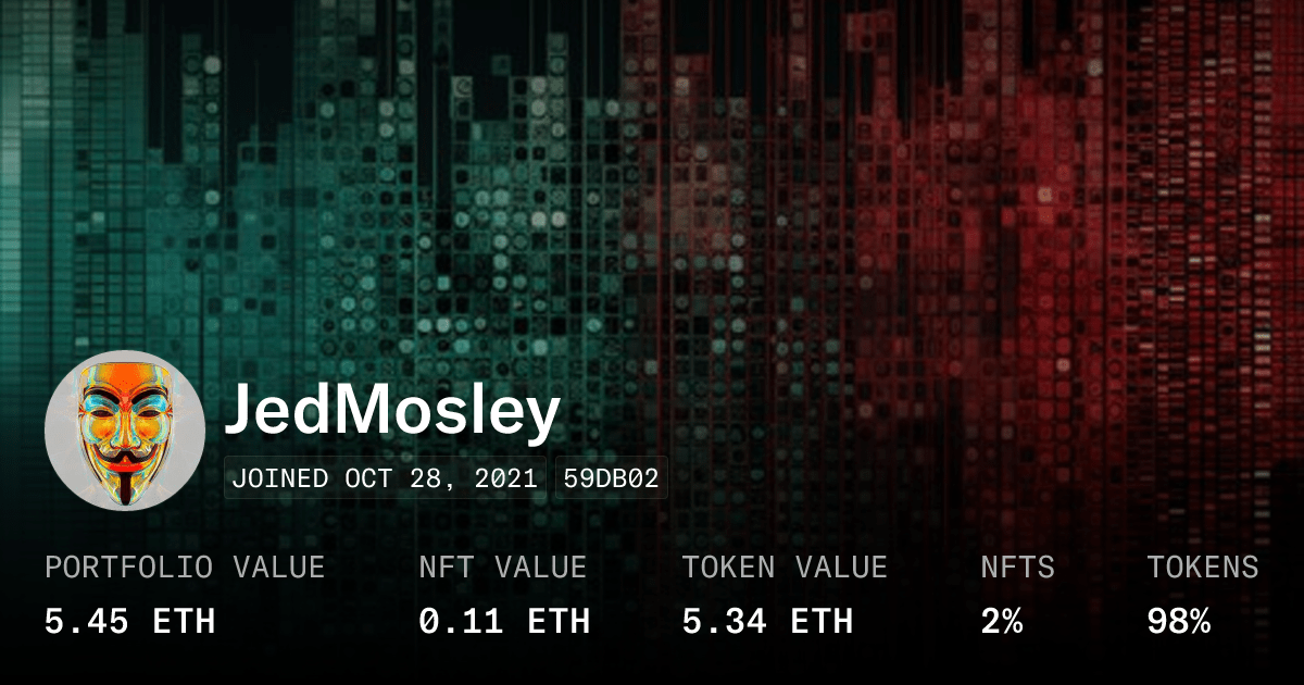 Jedmosley Profile Opensea