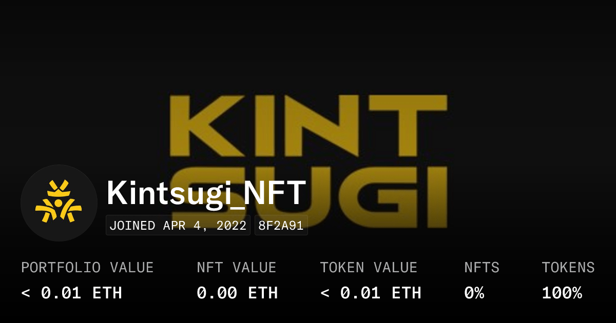 Kintsugi Nft Profile Opensea