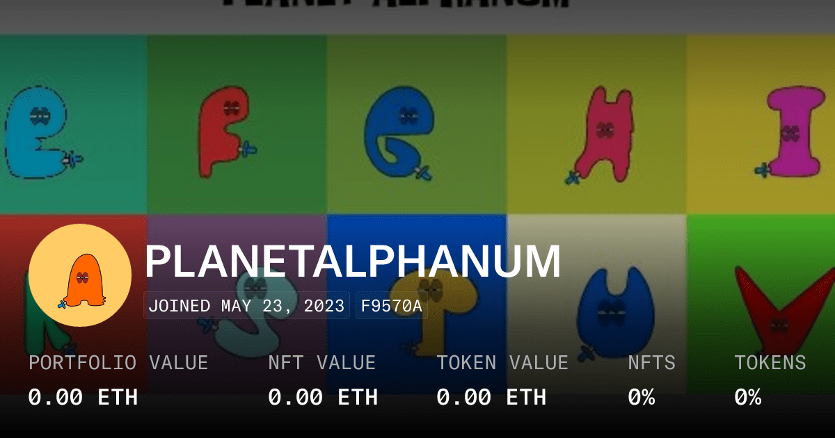 Planetalphanum Profile Opensea