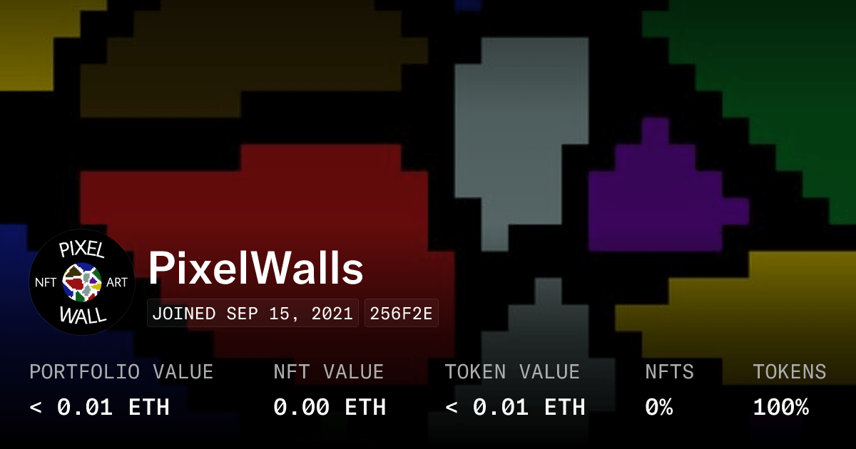 Pixelwalls Profile Opensea