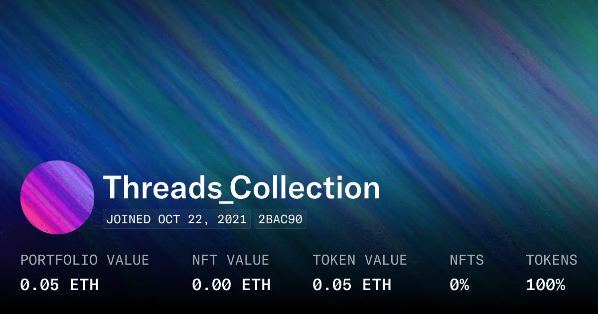 Threads Collection Profile Opensea