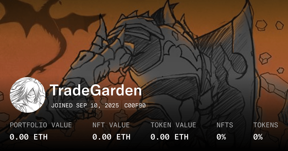 Tradegarden Profile Opensea