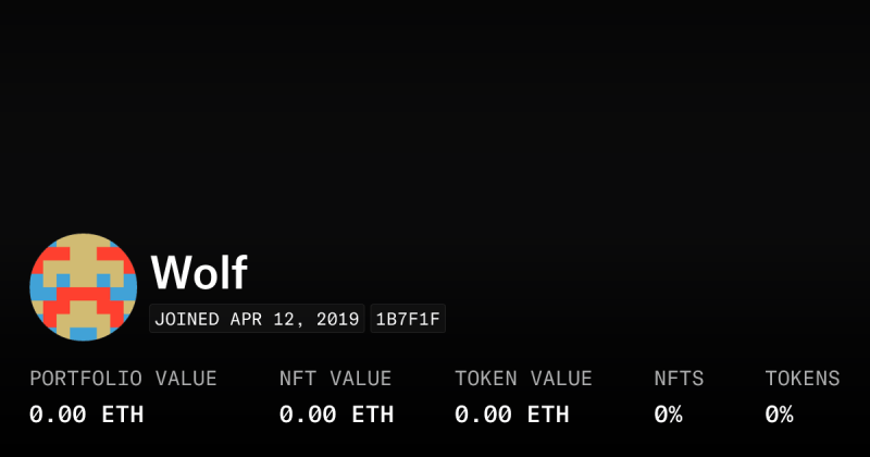 Bio Wolf Profile Opensea - Abstract Textures - Amazing 4K Collection