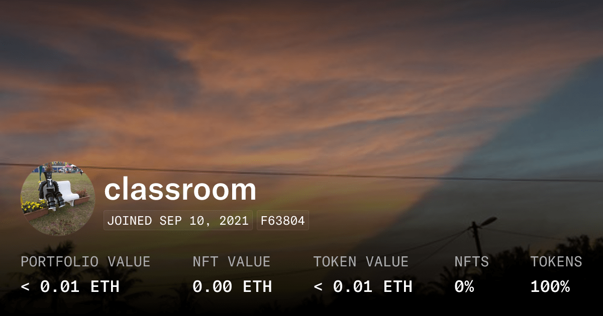 Classroom Profile Opensea