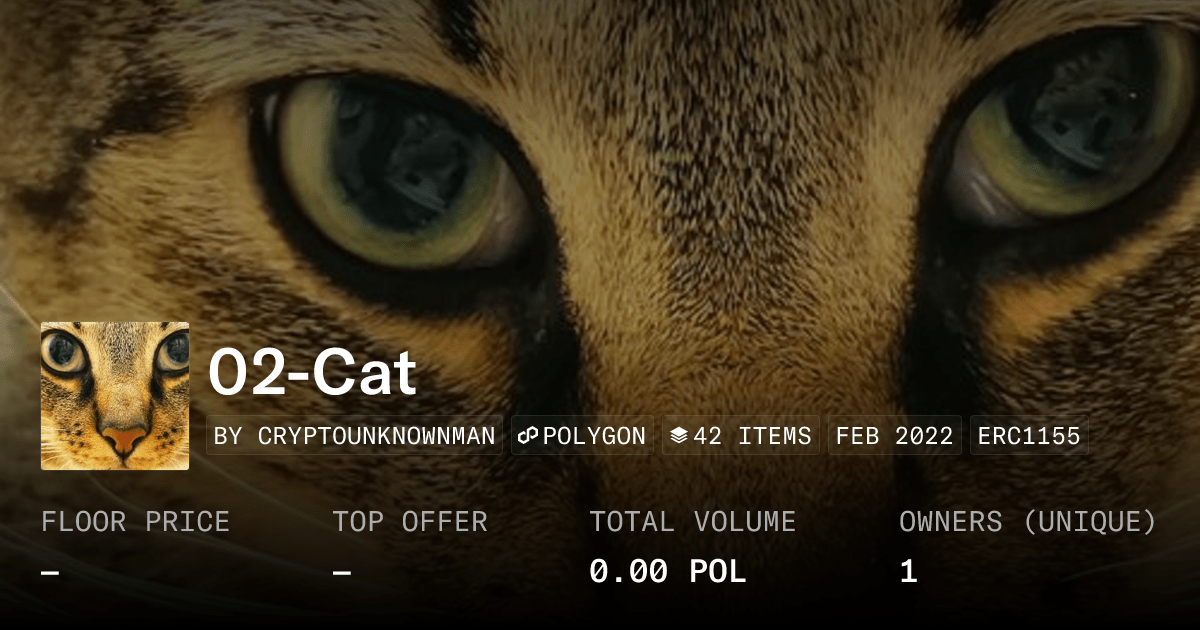 02 Cat Collection Opensea