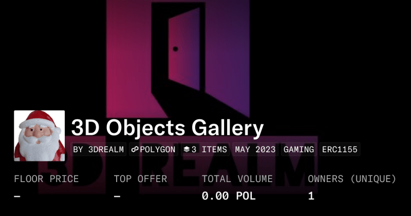 Found Objects 3d Collection Opensea - High Quality Vintage Picture - 4K