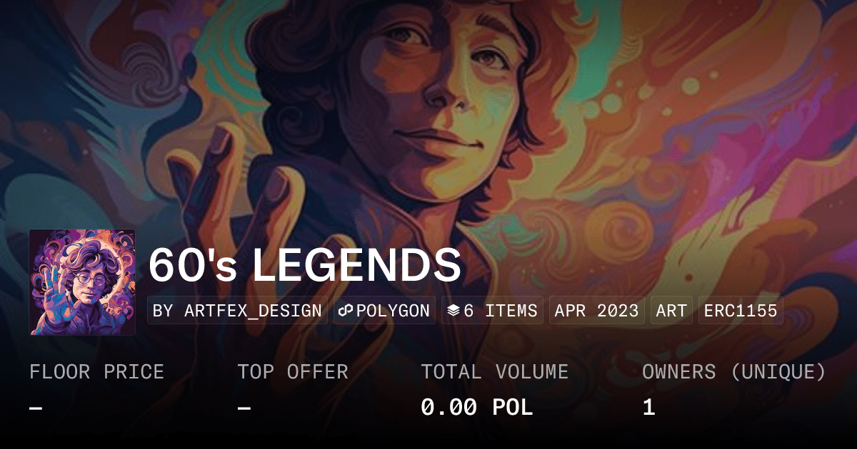 60 S Legends Collection Opensea