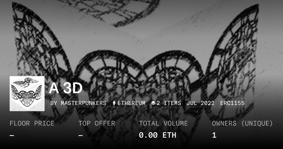 A 3d Collection Opensea