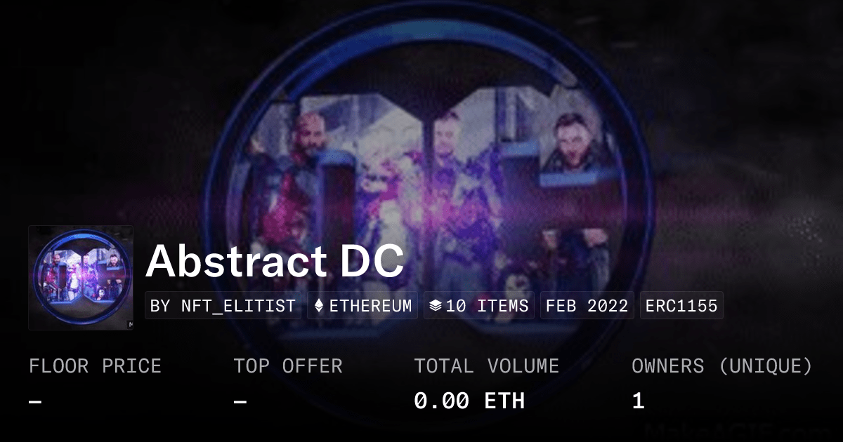 Abstract Dc Collection Opensea