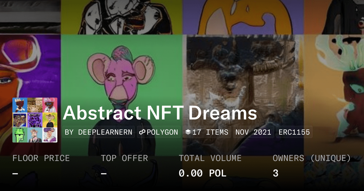 Abstract Nft Dreams Collection Opensea