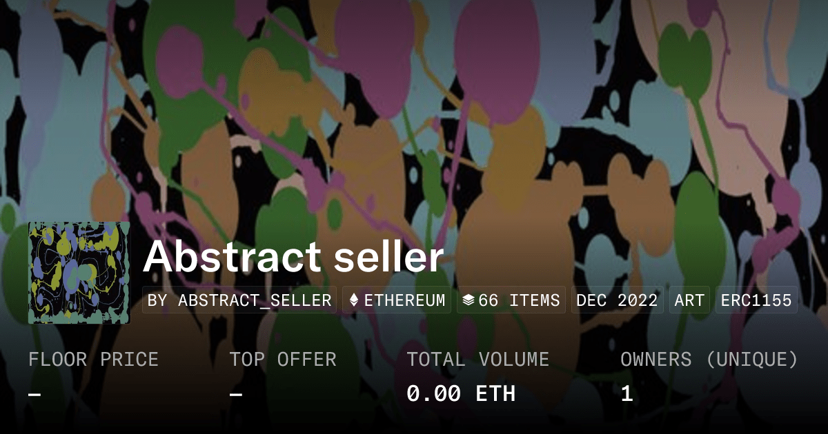 Abstract Seller Collection Opensea