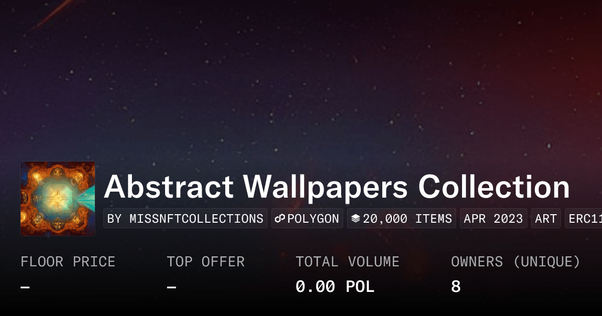 Abstract Wallpapers Collection Collection Opensea