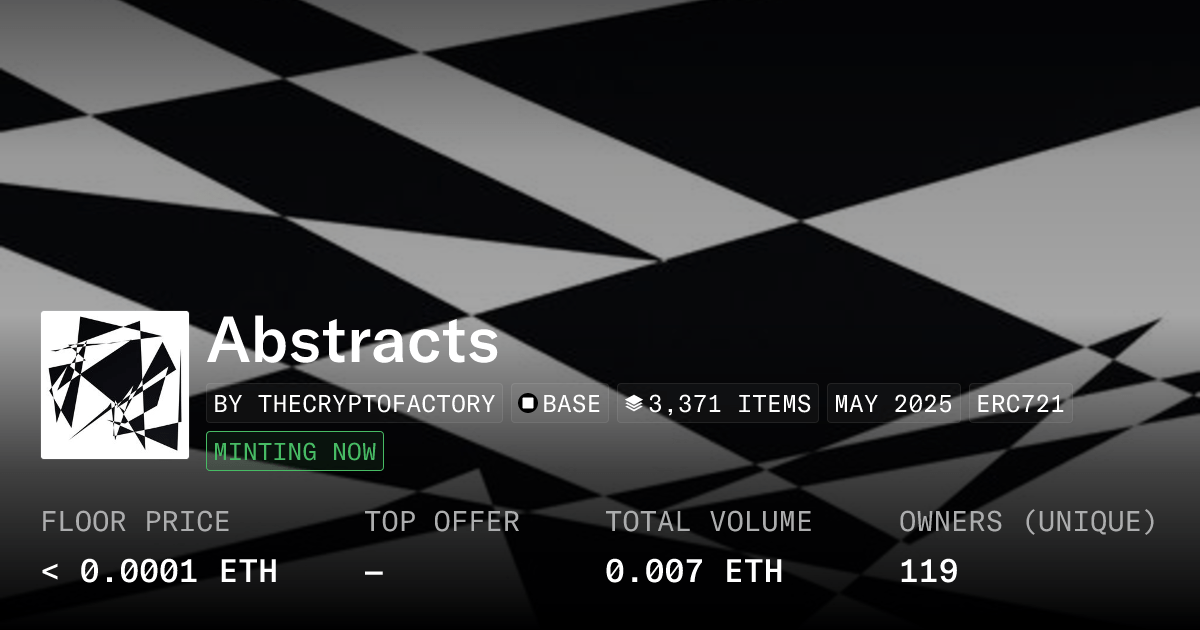 Abstracts Collection Opensea