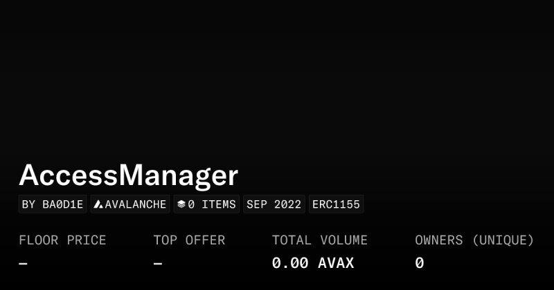 Accessmanager Collection Opensea - Premium Landscape Image Gallery - Retina