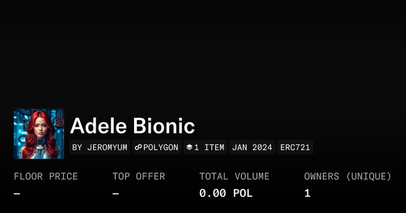 Bionic 1 Collection Opensea - Download Elegant Space Illustration | Desktop