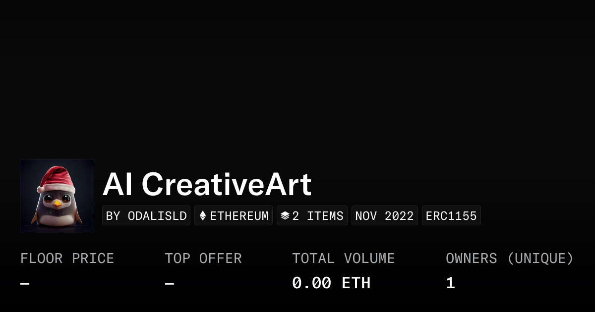 Ai Creativeart Collection Opensea