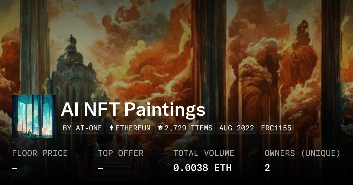 Ai Nft Paintings Collection Opensea