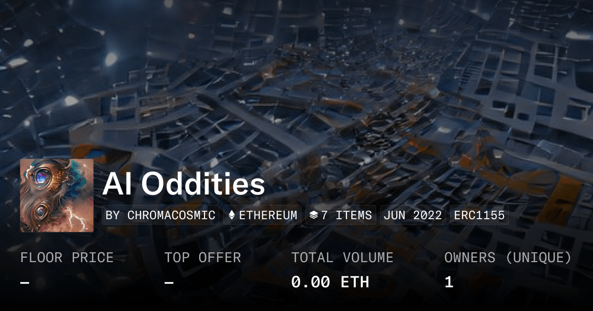 Ai Oddities Collection Opensea