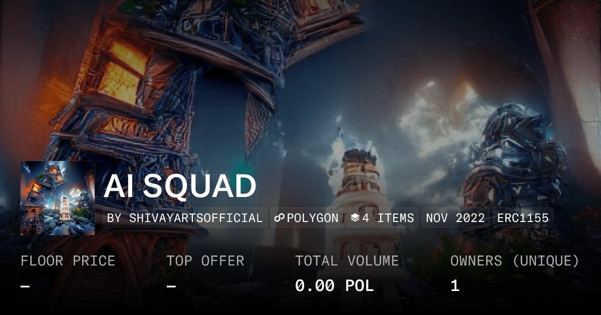 Ai Squad Collection Opensea