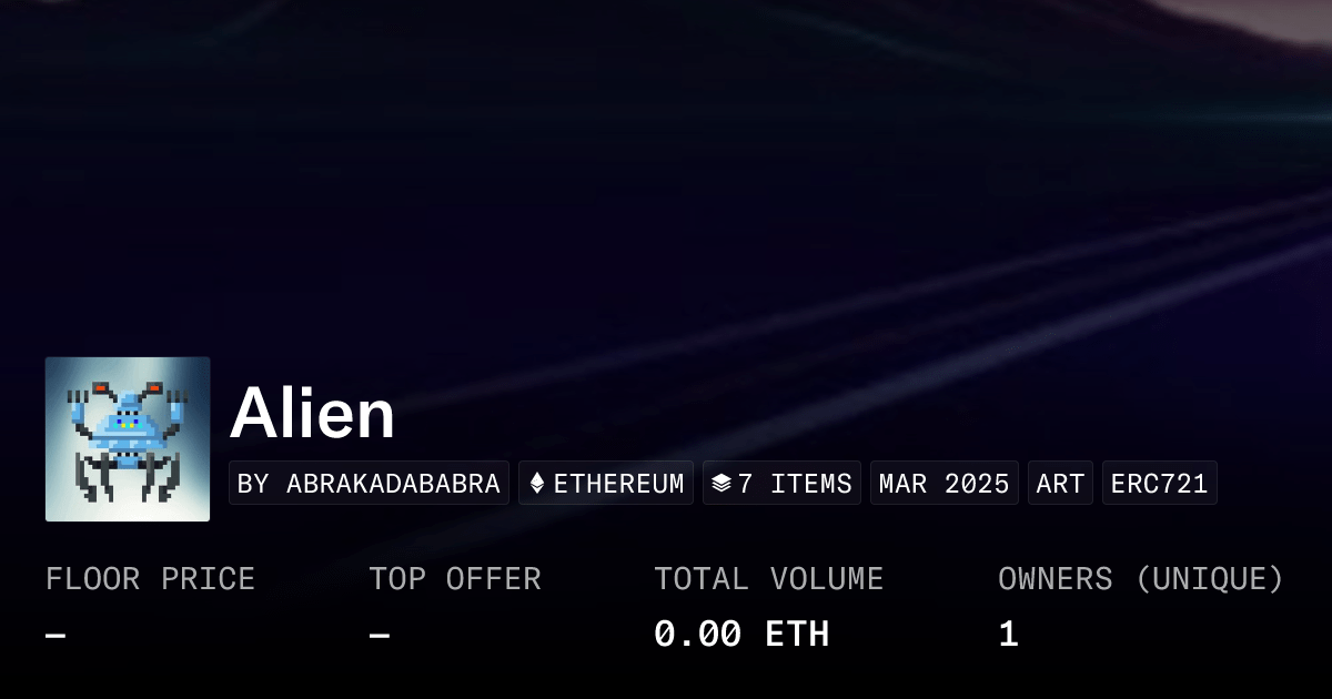 Alien Collection Opensea