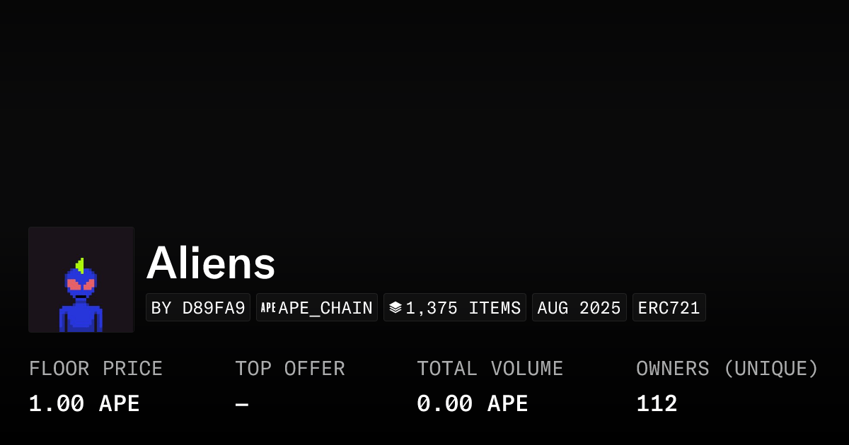 Aliens Collection Opensea