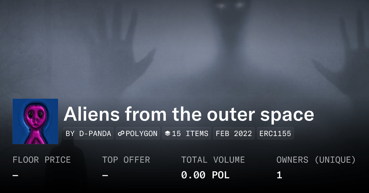 Aliens From The Outer Space Collection Opensea