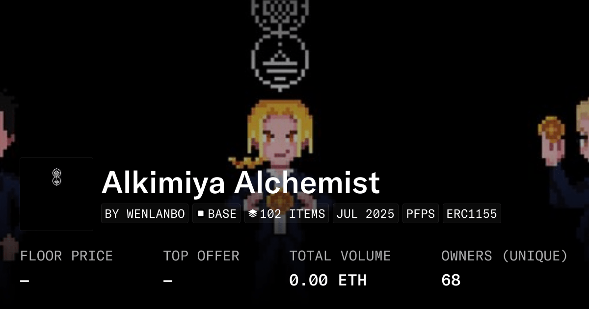 Alkimiya Alchemist Collection Opensea