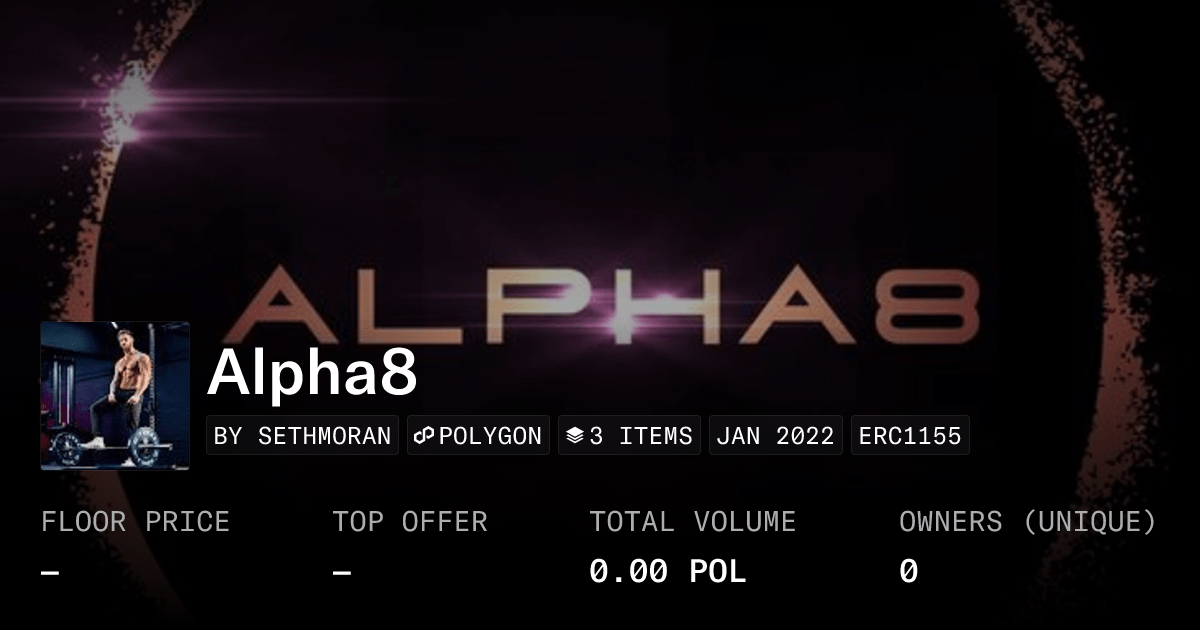 Alpha8 Collection Opensea