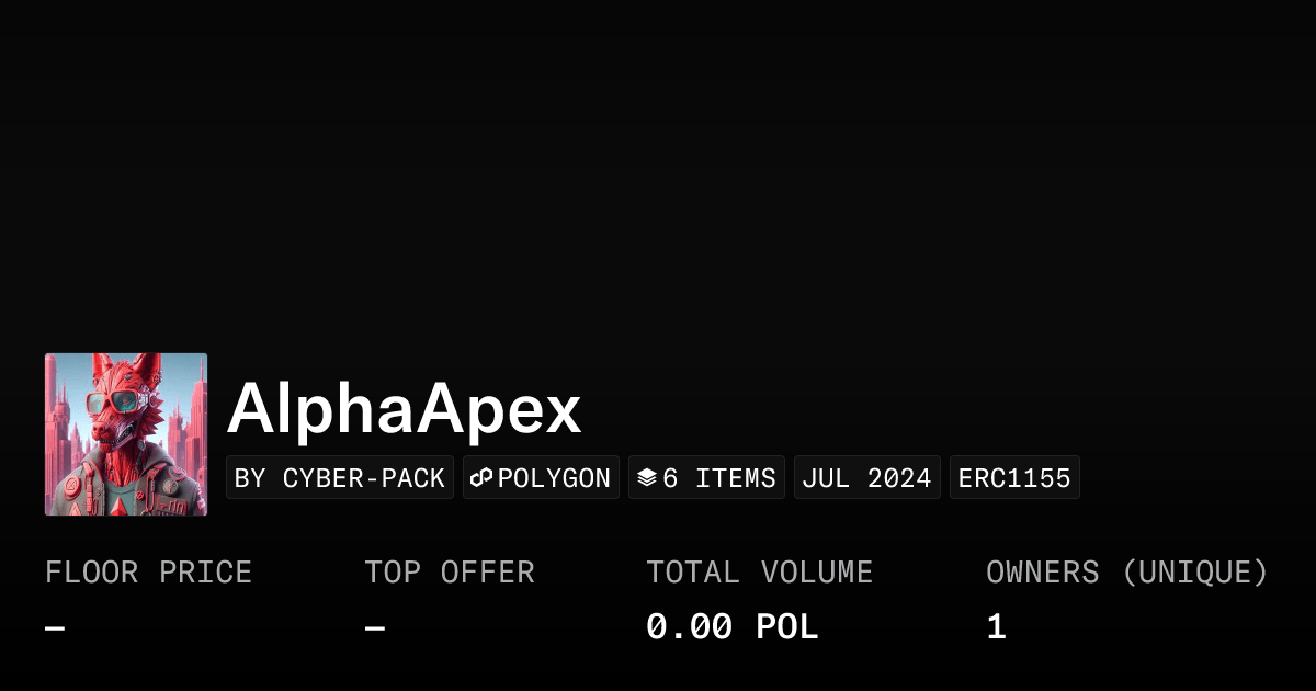 Alphaapex Collection Opensea