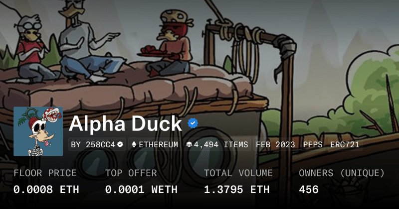 Alpha Duck Collection Opensea - Premium Gradient Art Gallery - Ultra HD