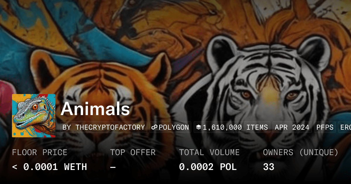 Animals Collection Opensea