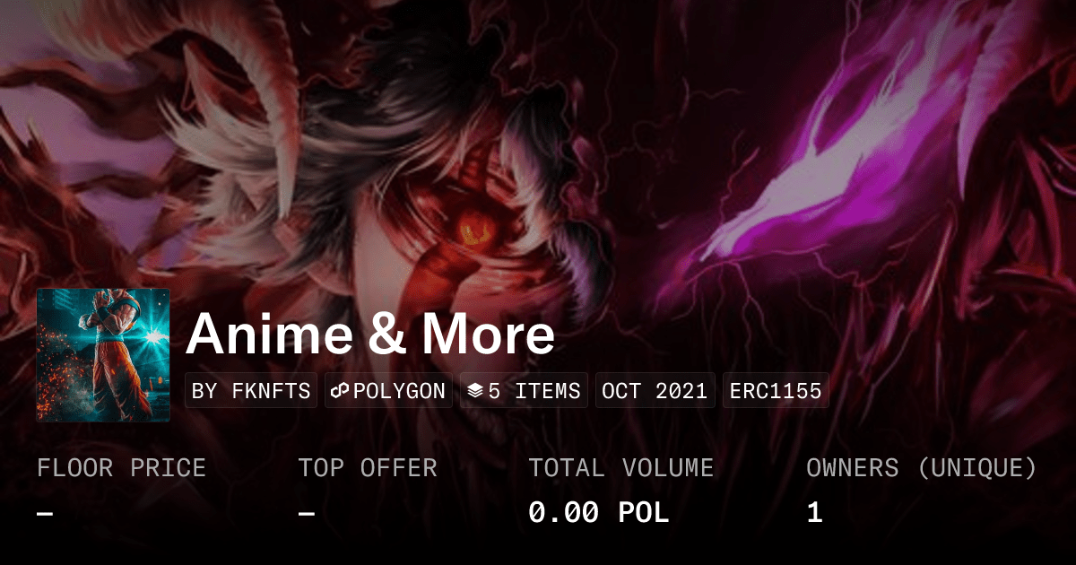 Anime More Collection Opensea