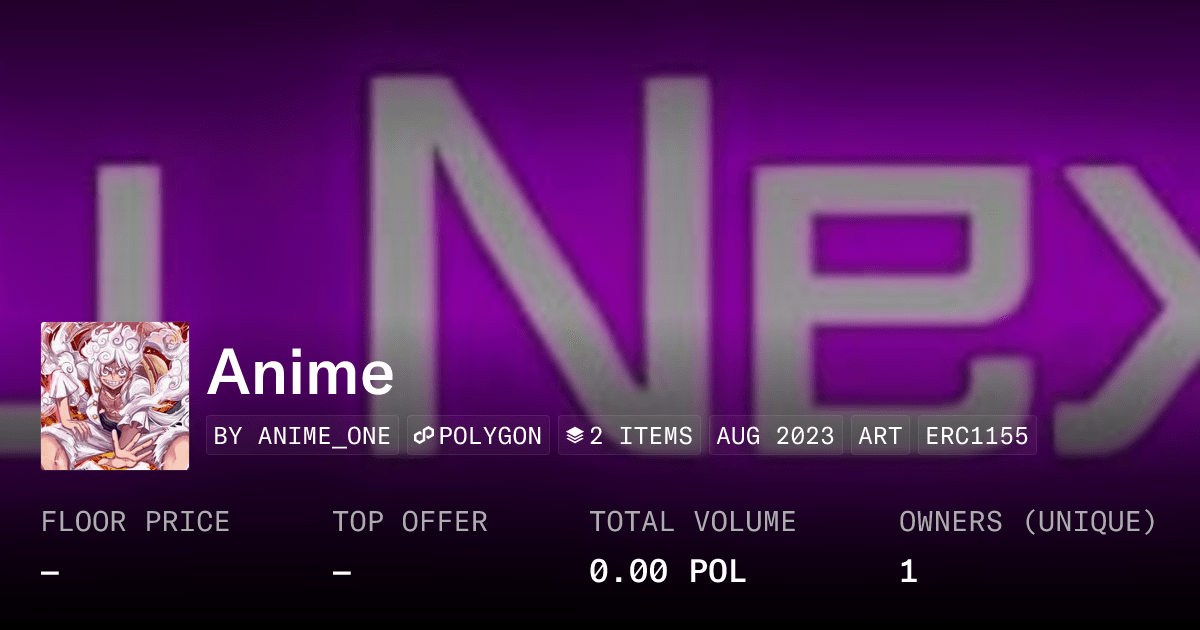 Anime Collection Opensea