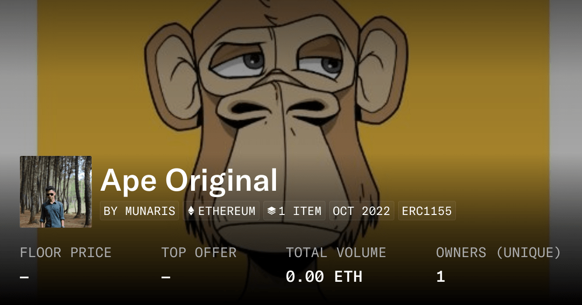 Ape Original Collection Opensea