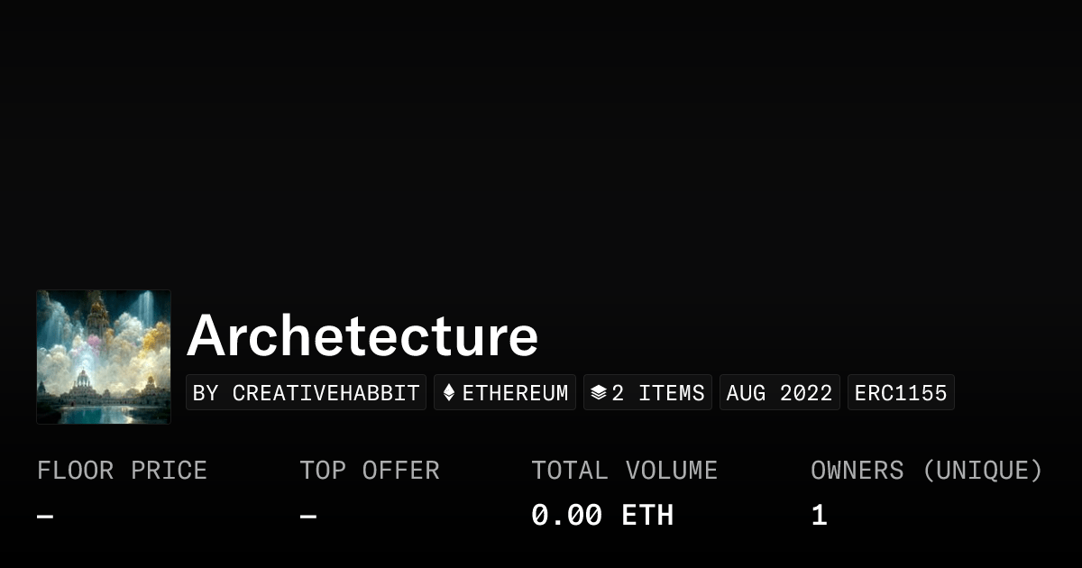 Archetecture Collection Opensea